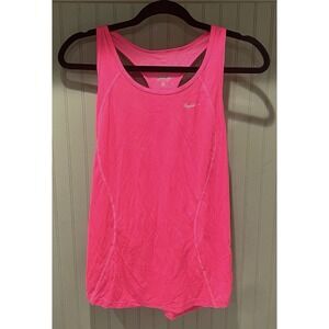 Nike Tank Top Womens Size Medium Bright Pink Neon
